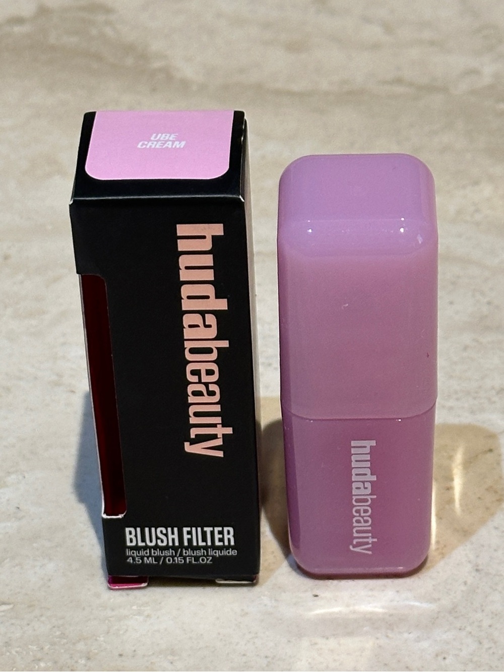 HUDA BEAUTY Blush Filter Soft Glow Liquid Blush Ube Cream (Limited Edition)